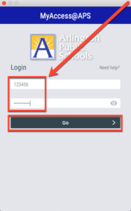 Log in with your MyAccess SID & Password
