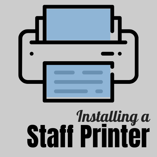 Installing a Staff Printer - Icon