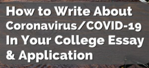 How to write essay about your covid experience