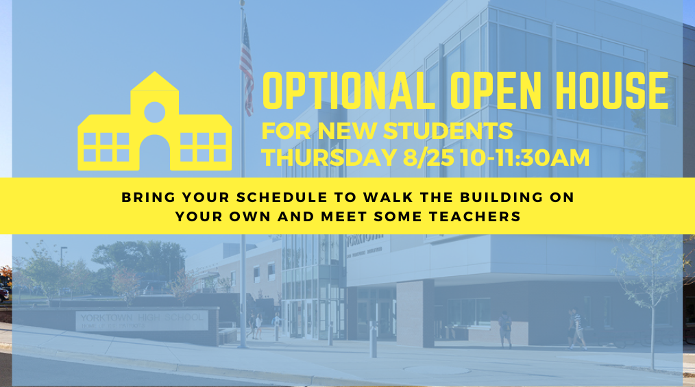 Optional Open House for New Students